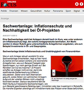 alternative Kapitalanlage in Rohöl